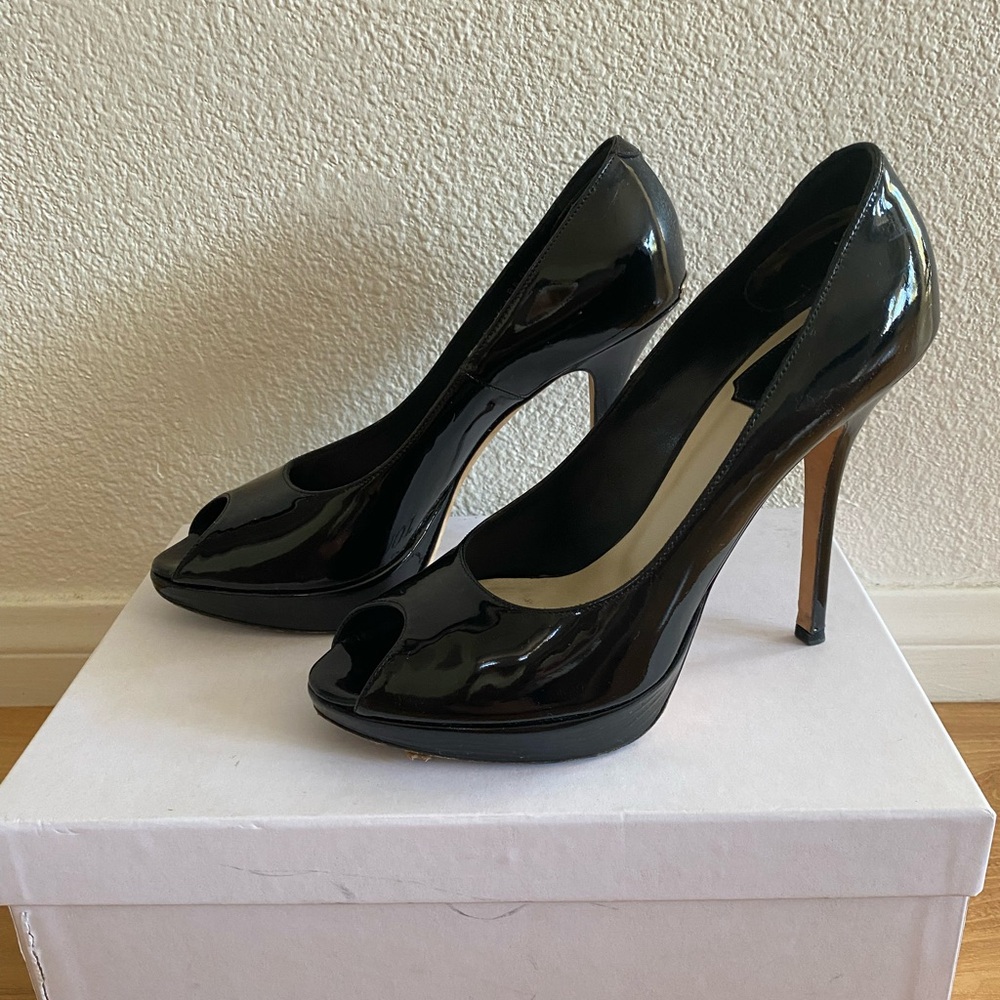 Dior Miss Dior Escarpin12 Peep Toe Pumps (Size 38) - Picture 3 of 9